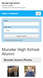 Mobile Screenshot of munsterhighschool.org